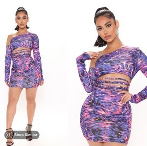 One sleeve 1 shoulder dress